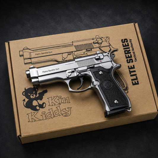 Silver M92 Beretta Airsoft Toy Gun – Realistic, Durable & Fun for Airsoft Enthusiasts