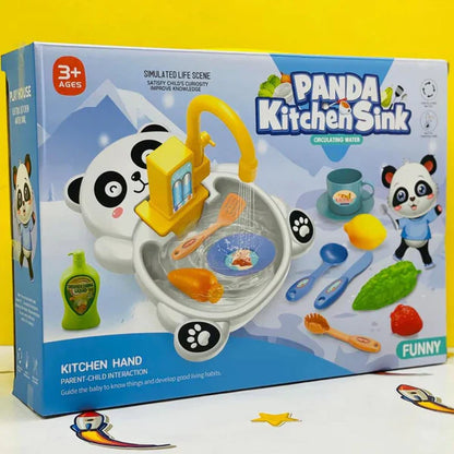 Panda Kitchen Sink Toy Set